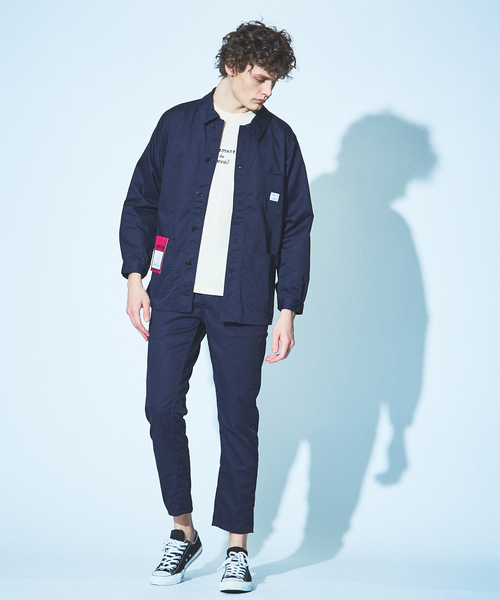 MONT KEMMEL(モンケメル)の「【MONT KEMMEL/モンケメル】ツイル カバーオール(ブルゾン・メンズ・ブルー/ベージュ/ネイビー/ブラック・L/M/S)」の10枚目の写真