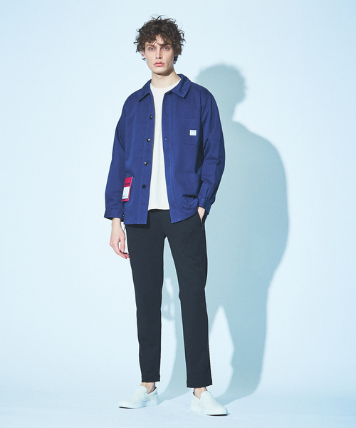 MONT KEMMEL(モンケメル)の「【MONT KEMMEL/モンケメル】ツイル カバーオール(ブルゾン・メンズ・ブルー/ベージュ/ネイビー/ブラック・L/M/S)」の8枚目の写真