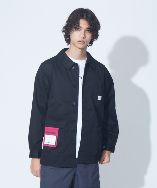 MONT KEMMEL(モンケメル)の「【MONT KEMMEL/モンケメル】ツイル カバーオール(ブルゾン・メンズ・ブルー/ベージュ/ネイビー/ブラック・L/M/S)」の1枚目の写真