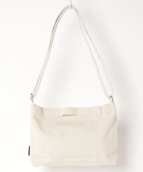 THRASHER（スラッシャー）の「THRASHER/スラッシャー Tote Shoulder S ショルダーバッグ キャンバスコットン ゴンズ（ショルダーバッグ・メンズ・ホワイト/ホワイト×レッド/ホワイト×ブラック/ホワイト×ブルー・ONE SIZE）」の6枚目の写真