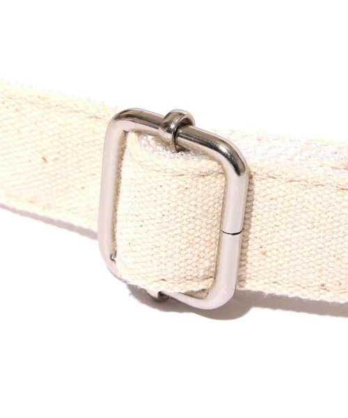 THRASHER（スラッシャー）の「THRASHER/スラッシャー Tote Shoulder S ショルダーバッグ キャンバスコットン ゴンズ（ショルダーバッグ・メンズ・ホワイト/ホワイト×レッド/ホワイト×ブラック/ホワイト×ブルー・ONE SIZE）」の19枚目の写真