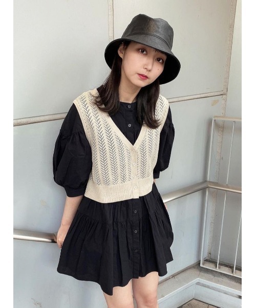 One Way ワンウェイ の Oneway フロント開きティアードワンピ ワンピース Wear