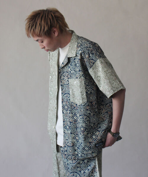 MANASTASH（マナスタッシュ）の「MANASTASH/マナスタッシュ　JAIPUR SHIRT（シャツ/ブラウス・メンズ・その他/ネイビー/カーキ・X-LARGE/MEDIUM/LARGE）」の11枚目の写真