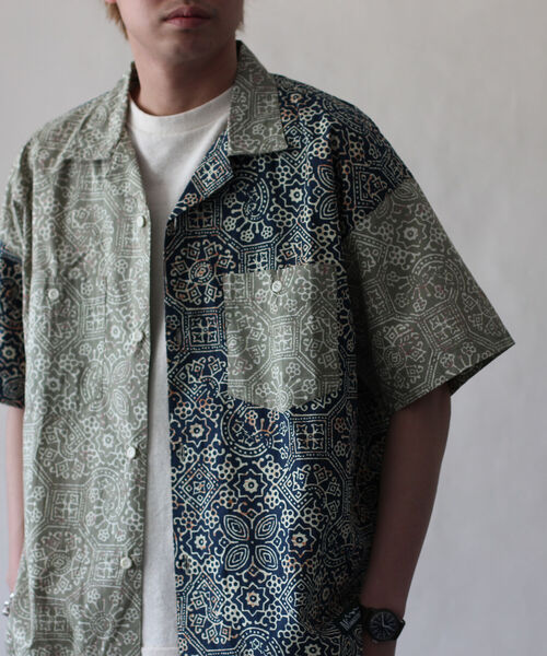 MANASTASH（マナスタッシュ）の「MANASTASH/マナスタッシュ　JAIPUR SHIRT（シャツ/ブラウス・メンズ・その他/ネイビー/カーキ・X-LARGE/MEDIUM/LARGE）」の12枚目の写真