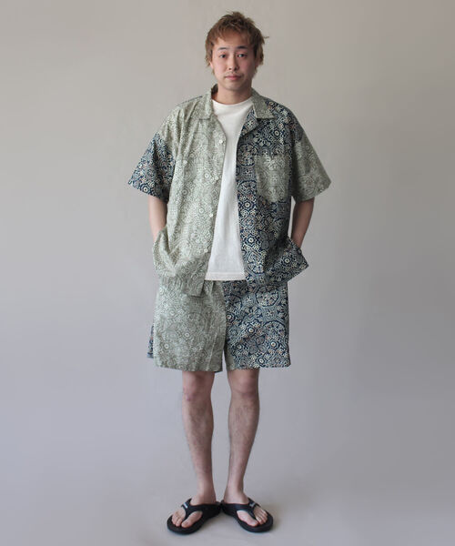 MANASTASH（マナスタッシュ）の「MANASTASH/マナスタッシュ　JAIPUR SHIRT（シャツ/ブラウス・メンズ・その他/ネイビー/カーキ・X-LARGE/MEDIUM/LARGE）」の15枚目の写真