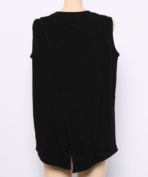 OWLSPALE（オールズペール）の「21s天竺ノースリーブ（タンクトップ・レディース・ホワイト/ブラック/ベージュ・FREE）」の9枚目の写真