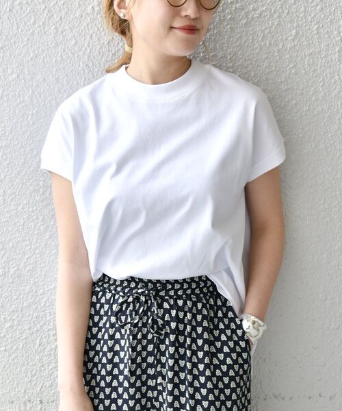 SHIPS any(シップス エニィ)の「SHIPS any: SHELTECH フレンチスリーブ パックTEE(Tシャツ/カットソー・レディース・オレンジ/ベージュ/ブラック/ホワイト・ONE SIZE)」の17枚目の写真