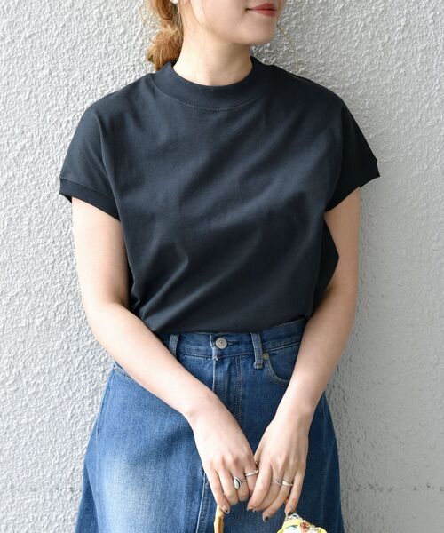 SHIPS any(シップス エニィ)の「SHIPS any: SHELTECH フレンチスリーブ パックTEE(Tシャツ/カットソー・レディース・オレンジ/ベージュ/ブラック/ホワイト・ONE SIZE)」の20枚目の写真