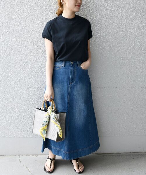 SHIPS any(シップス エニィ)の「SHIPS any: SHELTECH フレンチスリーブ パックTEE(Tシャツ/カットソー・レディース・オレンジ/ベージュ/ブラック/ホワイト・ONE SIZE)」の21枚目の写真