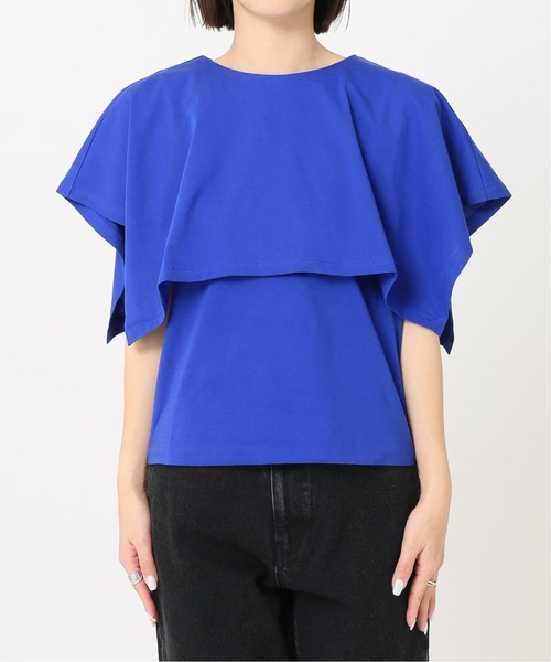 journal standard L'essage（ジャーナルスタンダードレサージュ）の「ワイドカラープルオーバー◆（Tシャツ/カットソー・レディース・ホワイト/グレー/ブルー・FREE）」の13枚目の写真