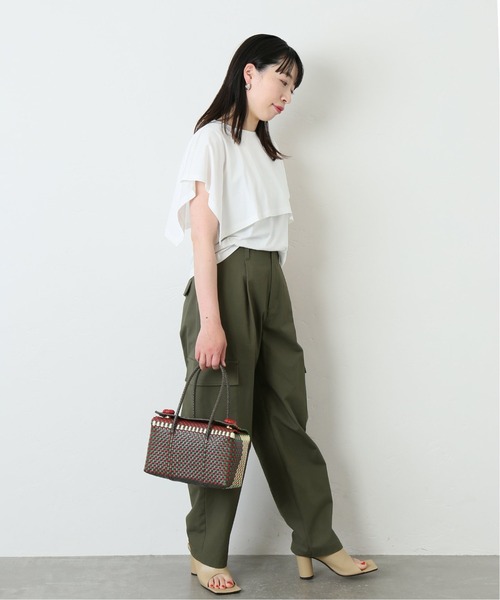 journal standard L'essage（ジャーナルスタンダードレサージュ）の「ワイドカラープルオーバー◆（Tシャツ/カットソー・レディース・ホワイト/グレー/ブルー・FREE）」の11枚目の写真