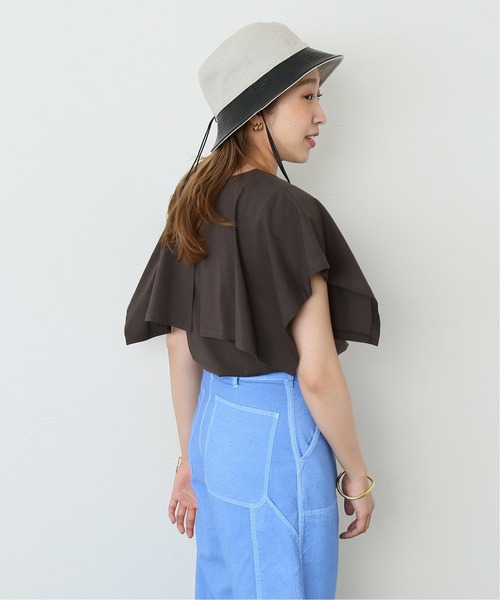 journal standard L'essage（ジャーナルスタンダードレサージュ）の「ワイドカラープルオーバー◆（Tシャツ/カットソー・レディース・ホワイト/グレー/ブルー・FREE）」の21枚目の写真