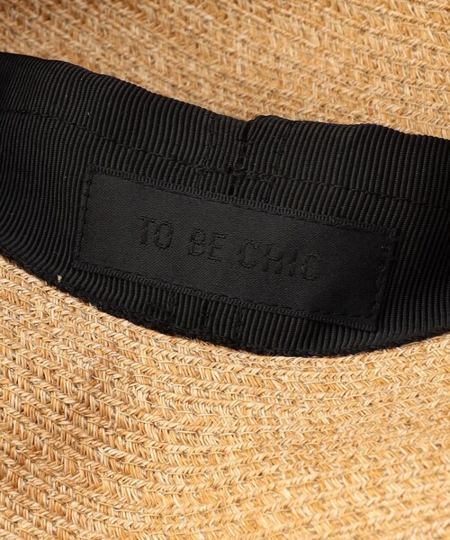 TO BE CHIC(トゥー ビー シック)の「UVレースリボン ハット(ハット・レディース・チャコールグレー/ベージュ・FREE)」の13枚目の写真
