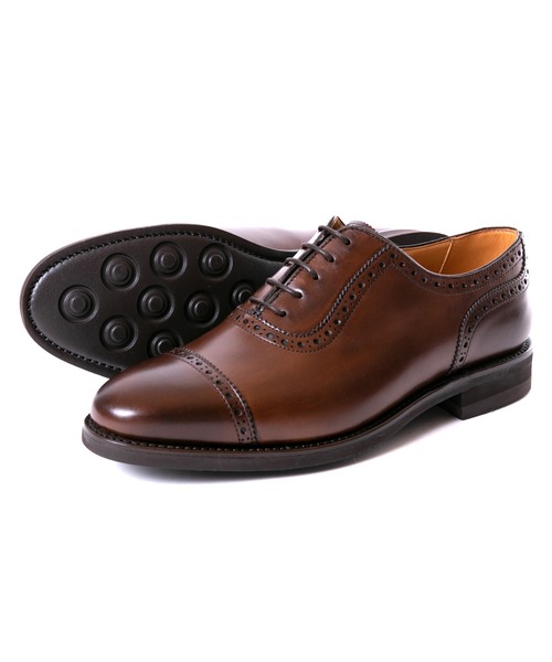 Berwick1707(バーウィック)の「Berwick バーウィック キャップトゥ 5277 ヴィブラム ソール(ドレスシューズ・メンズ・ダークブラウン/ブラウン・6/8/6.5/7/7.5/5.5/5/8.5)」の4枚目の写真