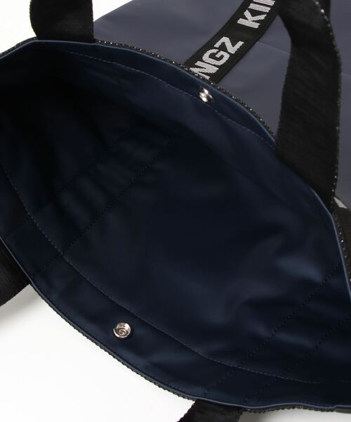 KINGZ（キングズ）の「ＢＡＮＤビッグトート（トートバッグ・メンズ・ブラック/ネイビー・FREE）」の3枚目の写真