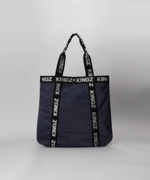 KINGZ（キングズ）の「ＢＡＮＤビッグトート（トートバッグ・メンズ・ブラック/ネイビー・FREE）」の11枚目の写真