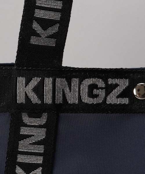 KINGZ（キングズ）の「ＢＡＮＤビッグトート（トートバッグ・メンズ・ブラック/ネイビー・FREE）」の8枚目の写真