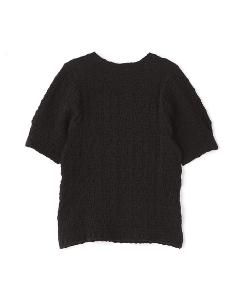 FREE'S MART（フリーズマート）の「ふくれジャガードパフスリーブカットソー（Tシャツ/カットソー・レディース・ブラック/グレー/ホワイト/イエロー・FREE）」の7枚目の写真