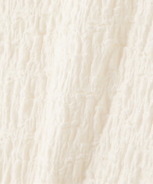 FREE'S MART（フリーズマート）の「ふくれジャガードパフスリーブカットソー（Tシャツ/カットソー・レディース・ブラック/グレー/ホワイト/イエロー・FREE）」の13枚目の写真