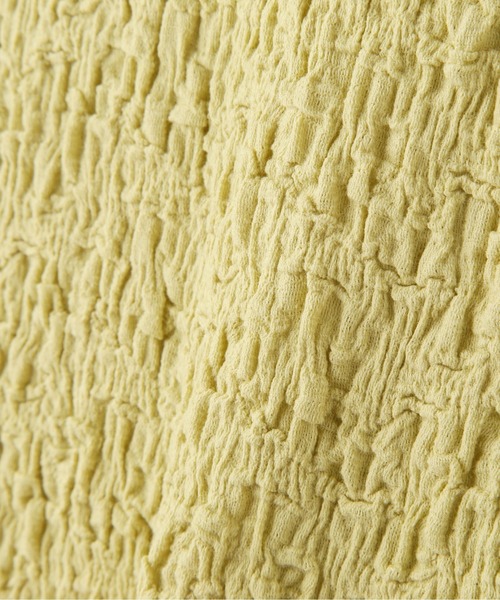 FREE'S MART（フリーズマート）の「ふくれジャガードパフスリーブカットソー（Tシャツ/カットソー・レディース・ブラック/グレー/ホワイト/イエロー・FREE）」の14枚目の写真