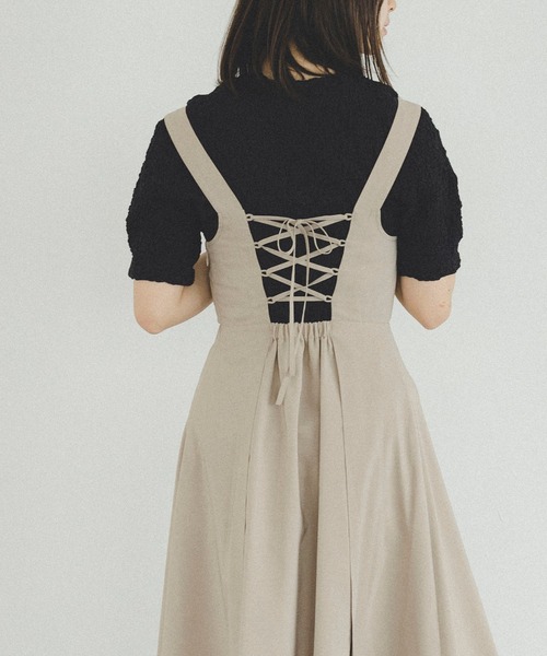 FREE'S MART（フリーズマート）の「ふくれジャガードパフスリーブカットソー（Tシャツ/カットソー・レディース・ブラック/グレー/ホワイト/イエロー・FREE）」の17枚目の写真