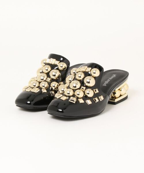 Jeffrey Campbell（ジェフリーキャンベル）の「デザインヒールバックレスパンプス（パンプス・レディース・ブラック/ホワイト・36/37/38/35）」の5枚目の写真