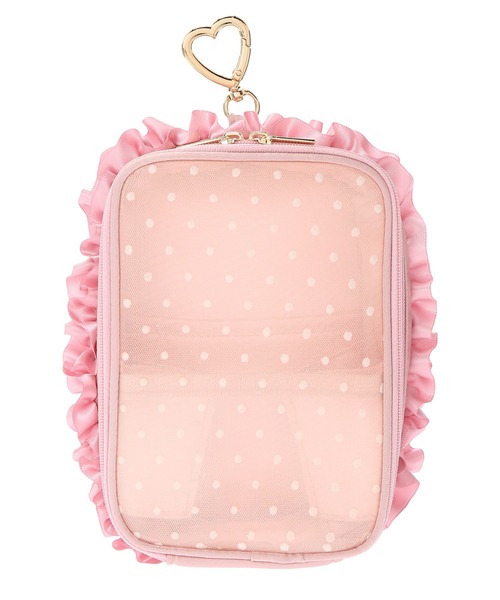 Honey Salon（ハニーサロン）の「ドットマルチキャリーポーチ（ポーチ・レディース・アイボリー/ブラック/ピンク・FREE）」の11枚目の写真