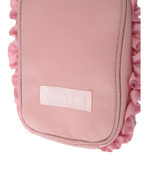 Honey Salon（ハニーサロン）の「ドットマルチキャリーポーチ（ポーチ・レディース・アイボリー/ブラック/ピンク・FREE）」の7枚目の写真