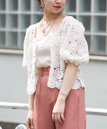 Chico | 【新色追加】2wayかぎ針レーストップス(シャツ/ブラウス)