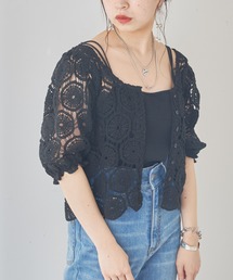 Chico | 【新色追加】2wayかぎ針レーストップス(シャツ/ブラウス)