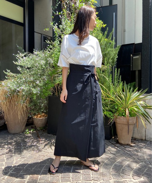 AZUL ENCANTO（アズールエンカント）の「配色ステッチチュニックTシャツ（Tシャツ/カットソー・レディース・グリーン/オフホワイト/ライトベージュ・FREE）」の17枚目の写真