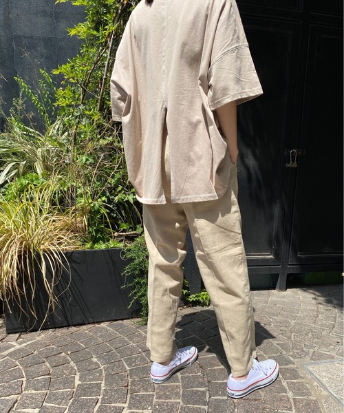 AZUL ENCANTO（アズールエンカント）の「配色ステッチチュニックTシャツ（Tシャツ/カットソー・レディース・グリーン/オフホワイト/ライトベージュ・FREE）」の16枚目の写真