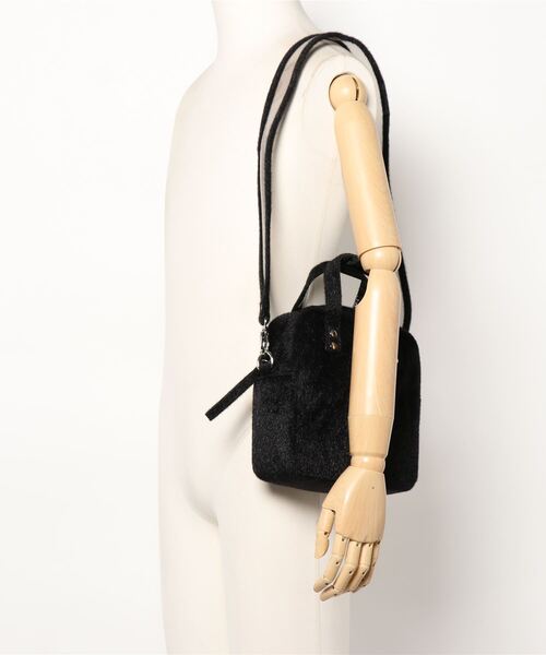 EDT（イーディーティー）の「EDT　2wayboxbag PAUL（ショルダーバッグ・レディース・ベージュ/ブラック・FREE）」の6枚目の写真