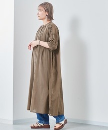 cepo | インド綿　ボイルガウンシャツワンピース(シャツワンピース)