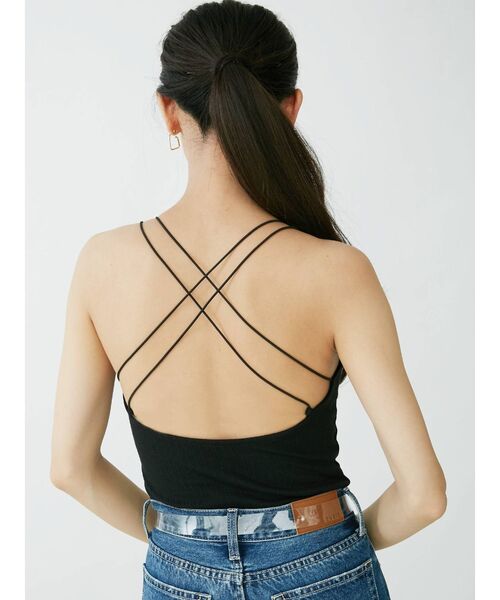 EVRIS（エヴリス）の「ダブルストラップカップインキャミ（キャミソール・レディース・ブラック/グリーン/アイボリー・FREE）」の11枚目の写真