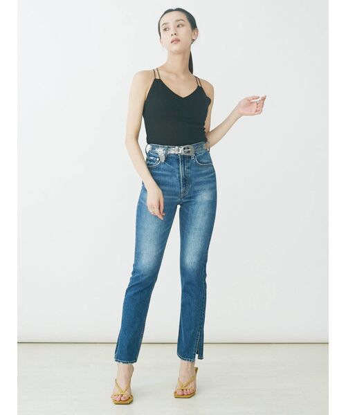 EVRIS（エヴリス）の「ダブルストラップカップインキャミ（キャミソール・レディース・ブラック/グリーン/アイボリー・FREE）」の12枚目の写真