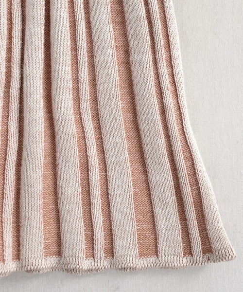 ＡＮＤＪ（アンドジェイ）の「ストライプ柄綿混ニットフレアパンツ（その他パンツ・レディース・ライトブラウン/ブルー系その他・M）」の16枚目の写真