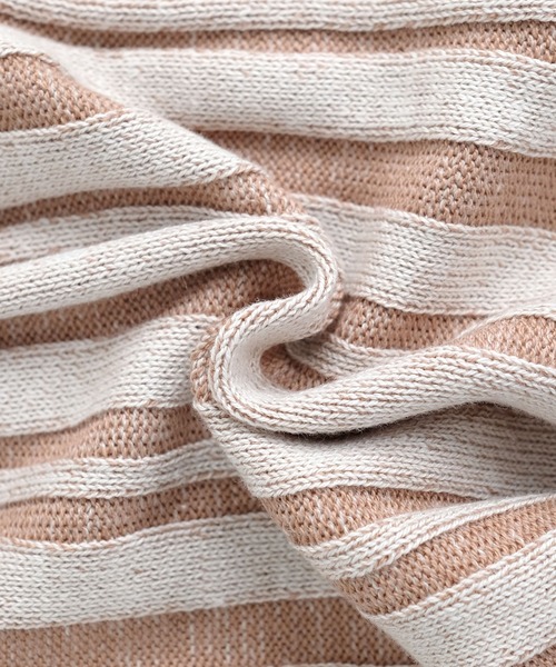 ＡＮＤＪ（アンドジェイ）の「ストライプ柄綿混ニットフレアパンツ（その他パンツ・レディース・ライトブラウン/ブルー系その他・M）」の19枚目の写真