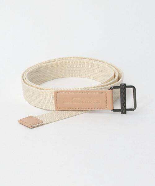 green label relaxing（グリーンレーベルリラクシング）の「SC ナロー マルチ テープ 25mm ベルト（ベルト・メンズ・ブラック/オリーブ/ナチュラル・FREE）」の3枚目の写真