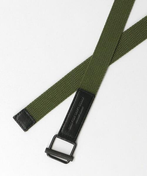 green label relaxing（グリーンレーベルリラクシング）の「SC ナロー マルチ テープ 25mm ベルト（ベルト・メンズ・ブラック/オリーブ/ナチュラル・FREE）」の7枚目の写真