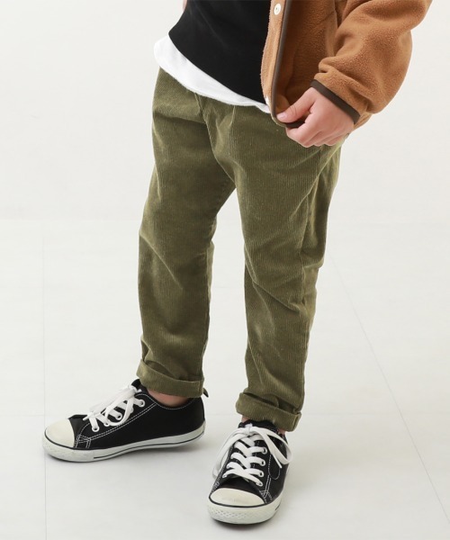 devirock(デビロック)の「コーデュロイ タックパンツ(その他パンツ・キッズ・ライトグレー/ベージュ/ブラウン/ライトブラウン/グレー系その他/パープル系その他/ダークカーキ/チャコール/パープル系その他2/テラコッタ・130cm/120cm/100cm/110cm/90cm/80cm/160cm/150cm/140cm)」の9枚目の写真