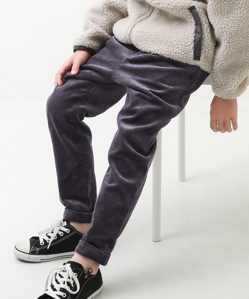 devirock(デビロック)の「コーデュロイ タックパンツ(その他パンツ・キッズ・ライトグレー/ベージュ/ブラウン/ライトブラウン/グレー系その他/パープル系その他/ダークカーキ/チャコール/パープル系その他2/テラコッタ・130cm/120cm/100cm/110cm/90cm/80cm/160cm/150cm/140cm)」の4枚目の写真
