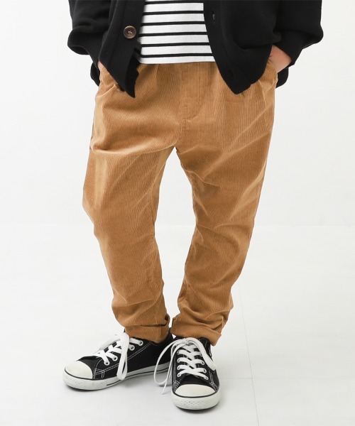 devirock(デビロック)の「コーデュロイ タックパンツ(その他パンツ・キッズ・ライトグレー/ベージュ/ブラウン/ライトブラウン/グレー系その他/パープル系その他/ダークカーキ/チャコール/パープル系その他2/テラコッタ・130cm/120cm/100cm/110cm/90cm/80cm/160cm/150cm/140cm)」の6枚目の写真