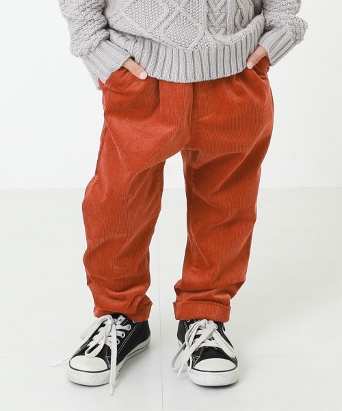 devirock(デビロック)の「コーデュロイ タックパンツ(その他パンツ・キッズ・ライトグレー/ベージュ/ブラウン/ライトブラウン/グレー系その他/パープル系その他/ダークカーキ/チャコール/パープル系その他2/テラコッタ・130cm/120cm/100cm/110cm/90cm/80cm/160cm/150cm/140cm)」の7枚目の写真