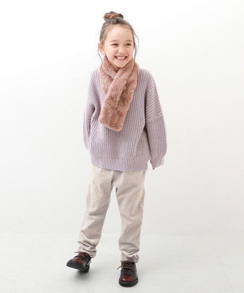 devirock(デビロック)の「コーデュロイ タックパンツ(その他パンツ・キッズ・ライトグレー/ベージュ/ブラウン/ライトブラウン/グレー系その他/パープル系その他/ダークカーキ/チャコール/パープル系その他2/テラコッタ・130cm/120cm/100cm/110cm/90cm/80cm/160cm/150cm/140cm)」の11枚目の写真