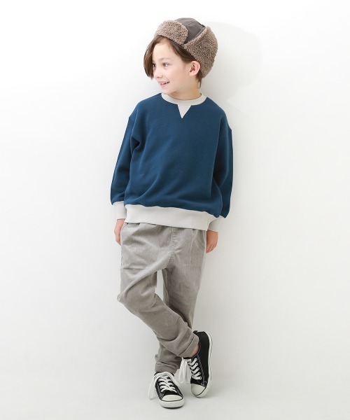 devirock(デビロック)の「コーデュロイ タックパンツ(その他パンツ・キッズ・ライトグレー/ベージュ/ブラウン/ライトブラウン/グレー系その他/パープル系その他/ダークカーキ/チャコール/パープル系その他2/テラコッタ・130cm/120cm/100cm/110cm/90cm/80cm/160cm/150cm/140cm)」の12枚目の写真