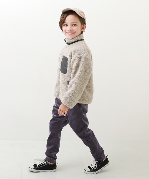 devirock(デビロック)の「コーデュロイ タックパンツ(その他パンツ・キッズ・ライトグレー/ベージュ/ブラウン/ライトブラウン/グレー系その他/パープル系その他/ダークカーキ/チャコール/パープル系その他2/テラコッタ・130cm/120cm/100cm/110cm/90cm/80cm/160cm/150cm/140cm)」の13枚目の写真