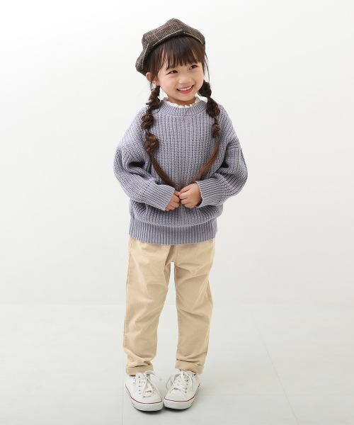 devirock(デビロック)の「コーデュロイ タックパンツ(その他パンツ・キッズ・ライトグレー/ベージュ/ブラウン/ライトブラウン/グレー系その他/パープル系その他/ダークカーキ/チャコール/パープル系その他2/テラコッタ・130cm/120cm/100cm/110cm/90cm/80cm/160cm/150cm/140cm)」の17枚目の写真