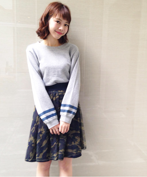 Kastane（カスタネ）の「【Kastane】リバーシブルWタックスカート（スカート・レディース・ネイビー・FREE）」の10枚目の写真