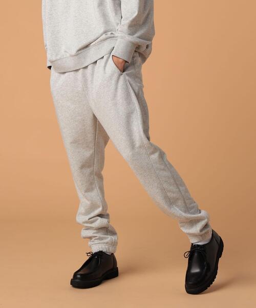 FEELING MADE（フィーリングメイド）の「FEELING MADE エアリースウェット ジョガーパンツ（スウェットパンツ・メンズ・ブラック/ベージュ/ダークグリーン/ライトグレー・LARGE/SMALL/MEDIUM）」の3枚目の写真